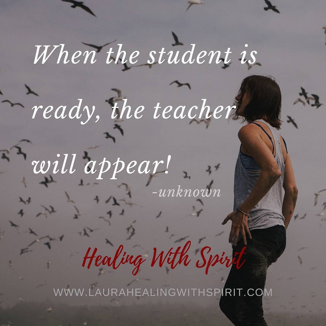 Love this quote “When the student is ready, the teacher will appear”. Such a true statement. Have you experienced this? Please share. 
Today I am letting Mother Earth be my teacher as hits New England today to cleanse and nourish my soul. 
How do you handle the storms in your life?

With love and appreciation 
Laura

www.laurahealingwithspirit.com
