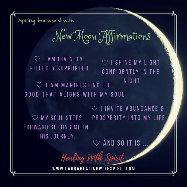 Today is a new moon. Perfect time to hit that reset button and open yourself up to new beginnings. 
So today, plant your seeds and let the Universe water and tend to them. 
Have a magical day

Laura Healing With Spirit
Spiritual Medium, Speaker, Teacher

www.laurahealingwithspirit.com